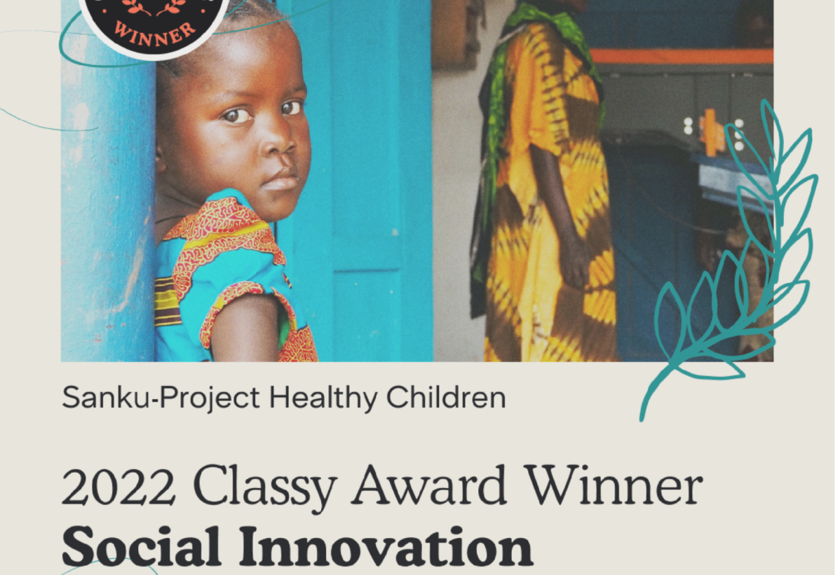 Sanku named 2022 Classy Award Winner for Social Innovation