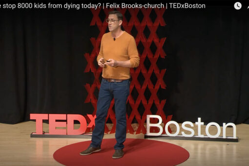 Felix Brooks-church speaks at TedX Boston